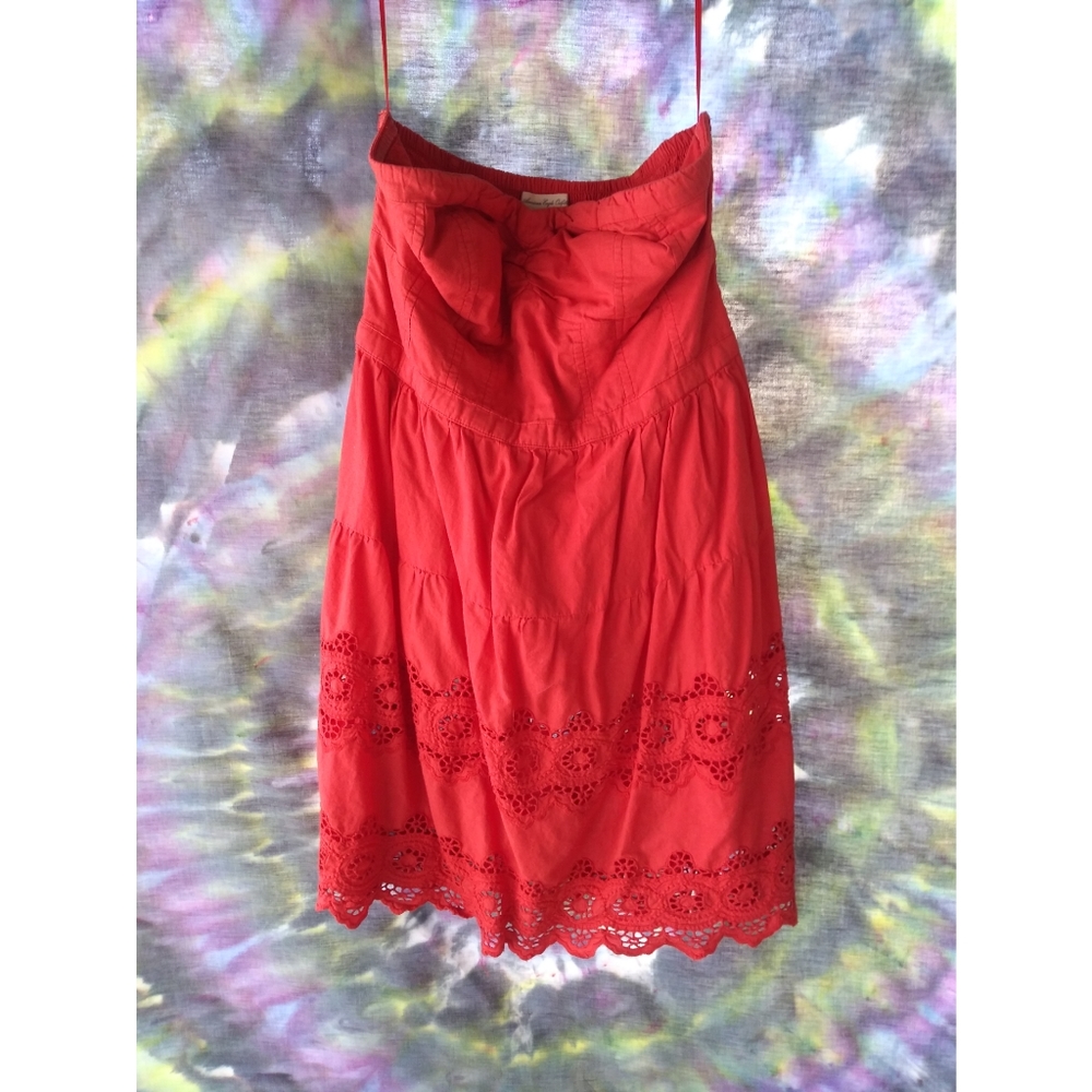 4 orange AE dress